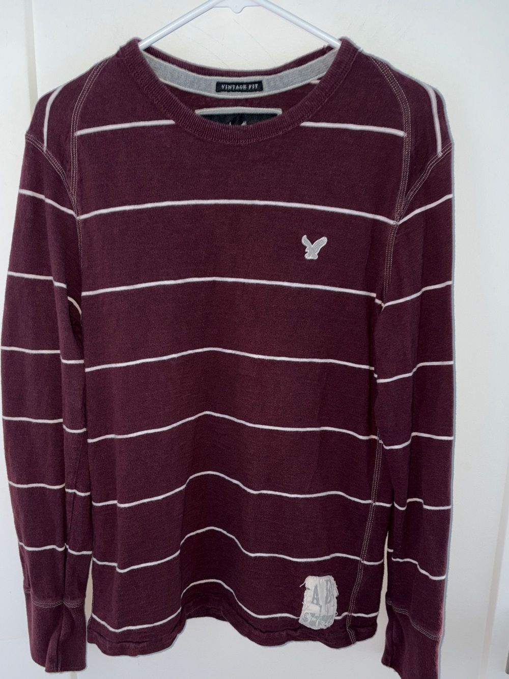 vintage American Eagle striped long sleeve tee men's S EUC